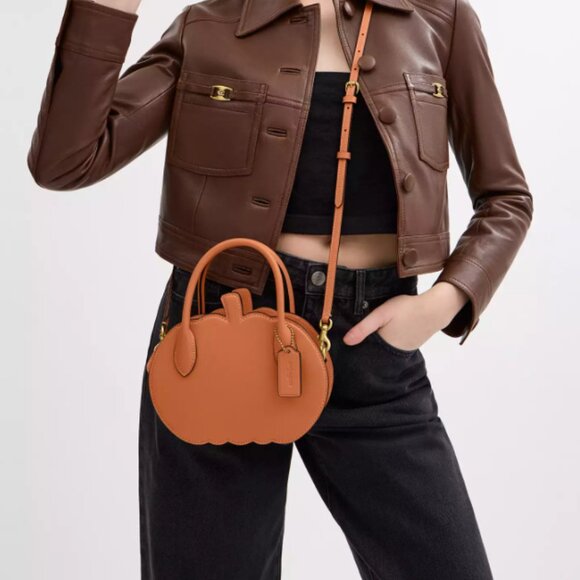 Coach Pumpkin Crossbody - Picture 2 of 2